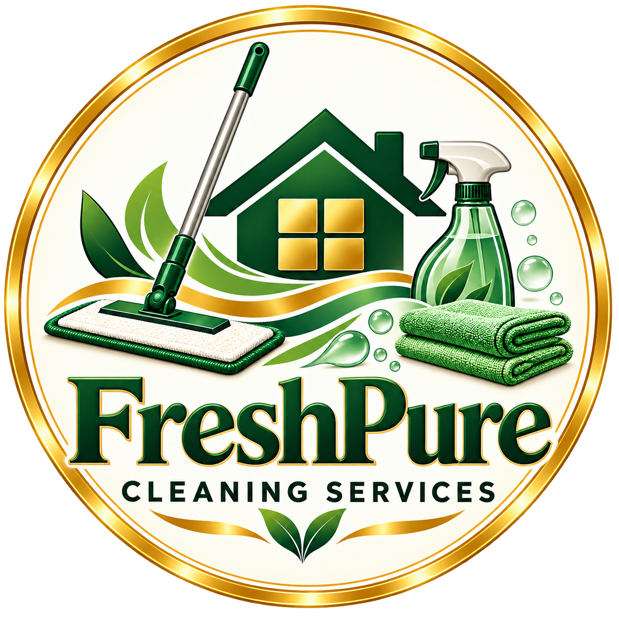 FreshPure Cleaning Services logo